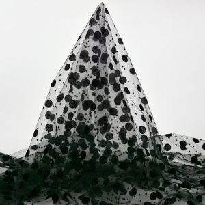 Tulle cu buline mixte - Negru 3 Tulle cu buline mixte - Negru