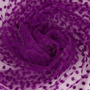 Tulle cu buline - Violet