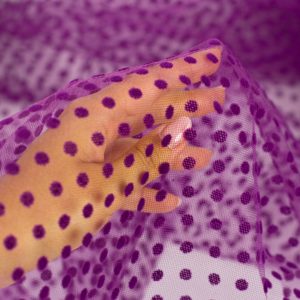 Tulle cu buline - Violet 2 Tulle cu buline - Violet