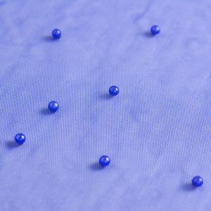 Tulle cu perle - Albastru royal 2 Tulle cu perle - Indigo