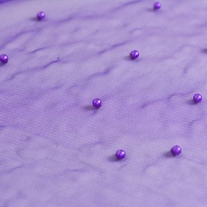 Tulle cu perle - Mov Imperial 2 Tulle cu perle - Mov Imperial