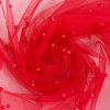 Tulle cu perle - Rosu 5 Tulle cu perle - Rosu