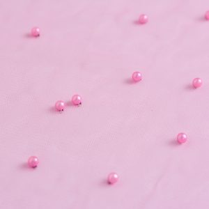 Tulle cu perle - Roz Bombon 2 Tulle cu perle - Roz Bombon