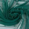 Tulle cu perle - Verde Smarald 5 Tulle cu perle - Verde Smarald