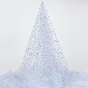 Tulle cu perle si strasuri - Bleu Gri 3 Tulle cu perle si strasuri - Bleu Gri