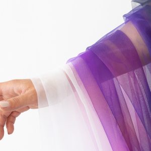 Tulle in degradee mov fucsia