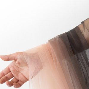 Tulle in degradee nude negru