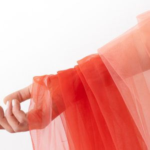 Tulle in degradee rosu 4 Tulle in degradee rosu