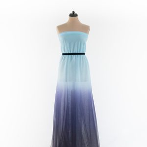 Tulle in degradee turcoaz 6 Tulle in degradee turcoaz