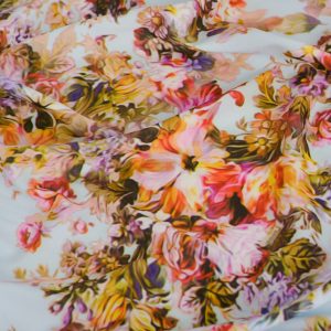 Vascoza Imprimata - Bleu deschis cu flori 2 Vascoza Imprimata - Bleu deschis cu flori