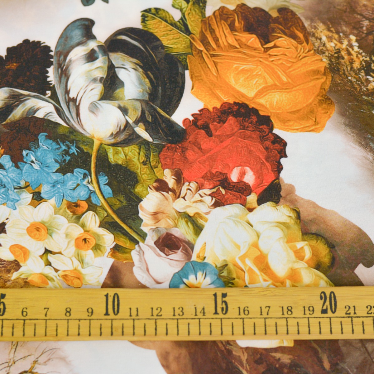 images Vascoza Imprimata - Crem cu bujori si lalele