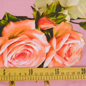 Vascoza Imprimata - Liliac inchis cu trandafiri 3 Vascoza Imprimata - Liliac inchis cu trandafiri