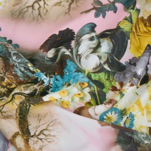 Vascoza Imprimata - Roz cu bujori si lalele 2 Vascoza Imprimata - Roz cu bujori si lalele