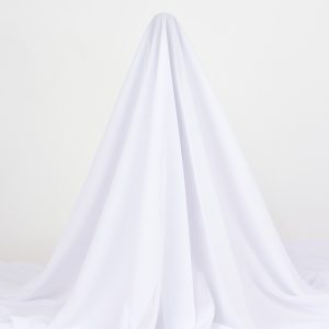 Voal Chiffon - Alb 2 Voal Chiffon - Alb