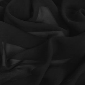 Voal Chiffon - Negru