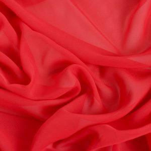 Voal Chiffon - Rosu Corai