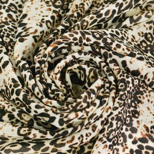 Voal animal print - Ghepard folosit la fabricarea rochiilor