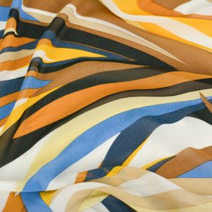 Voal Imprimat - Model Geometric multicolor 2 Voal Imprimat - Model Geometric multicolor