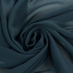 Voal Chiffon Creponat Gri - Albastrui