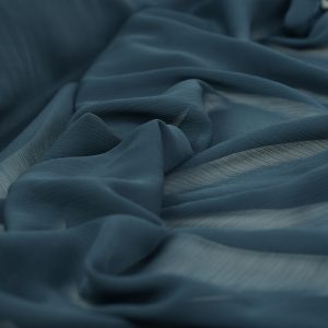 Voal Chiffon Creponat Gri - Albastrui 2 Voal Chiffon Creponat Gri - Albastrui