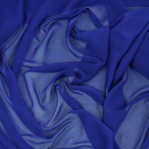 Voal Chiffon Creponat Albastru 3 Voal Chiffon Creponat Albastru