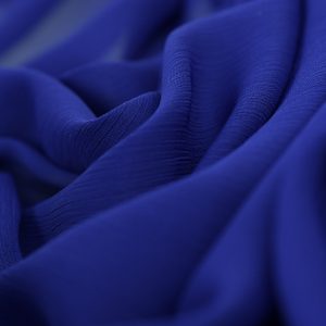 Voal Chiffon Creponat Albastru