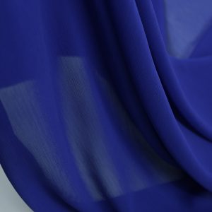 Voal Chiffon Creponat Albastru 2 Voal Chiffon Creponat Albastru