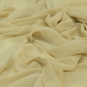 Voal Bej Chiffon Creponat