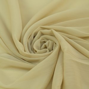 Voal Bej Chiffon Creponat