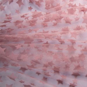 Tullee cu stelute - Roz pudra