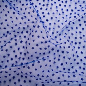 Tulle cu stelute - Albastru royal 3 Tullee cu stelute - Albastru royal