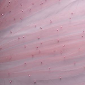 Tulle cu perle - Roz Pudra 3 Tulle cu perle - Roz Pudra