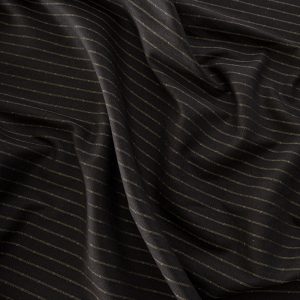 Stofa - Maro inchis cu dungi aurii