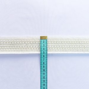 Banda decorativa cu perle - Ivory 2 vsm 7374