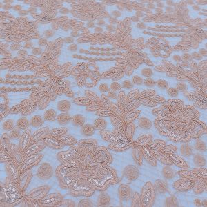 Dantela cu paiete - Somon 1 Dantela cu paiete - Somon