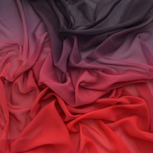 Voal in degrade - Rosu