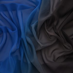 Voal in degrade - Albastru