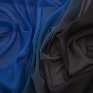 Voal in degrade - Albastru