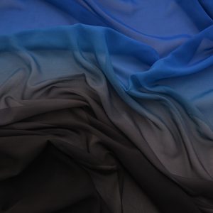 Voal in degrade - Albastru