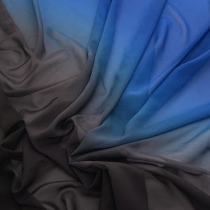 Voal in degrade - Albastru