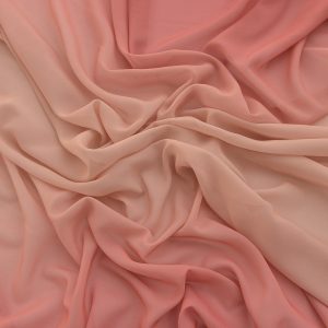 Voal in degrade - Roz pudra