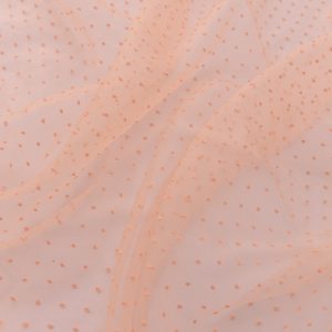 Organza cu buline - Somon