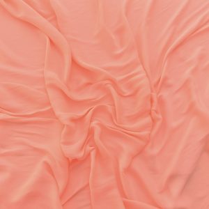 Voal Chiffon - matase - Somon intens 2 Voal matase - Somon intens