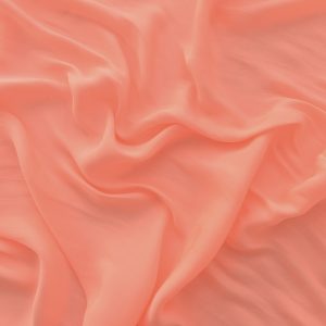 Voal Chiffon - matase - Somon intens 3 vsm 8318